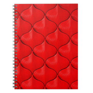 Ledertextur mit rotem Sofa Notizblock