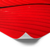 Ledertextur mit rotem Sofa Poster (Ecke)