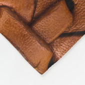 Ledertextur, natürliche Selektion Details. Fleecedecke (Ecke)