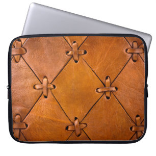 Ledertextur, natürliche Selektion Details. Laptopschutzhülle