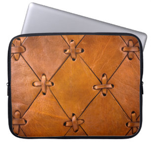 Ledertextur, natürliche Selektion Details. Laptopschutzhülle