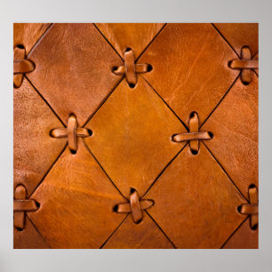 Ledertextur, natürliche Selektion Details. Poster