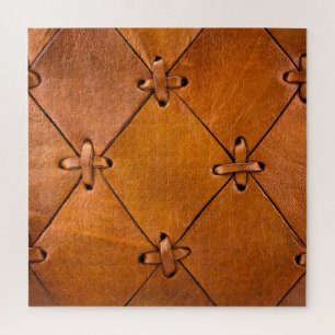 Ledertextur, natürliche Selektion Details. Puzzle