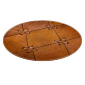 Ledertextur, natürliche Selektion Details. Schneidebrett (Ecke)