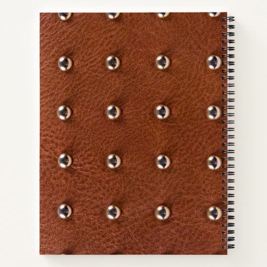 Ledertextur Notizblock (Rückseite)