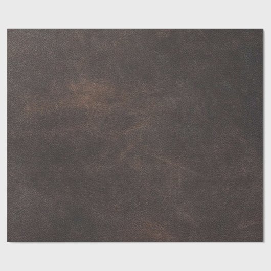 Ledertextur-Scrapbooking braun Geschenkpapier (Flach)