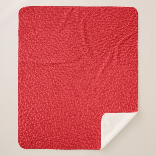 Ledertextur Sherpadecke (Vorderseite)