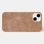 Ledertextur Wildleder-Hintergrund-Muster natürlich Case-Mate iPhone Hülle (Rückseite (Horizontal))