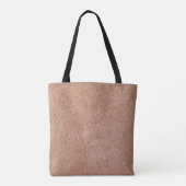 Ledertextur Wildleder-Hintergrund-Muster natürlich Tasche (Rückseite)
