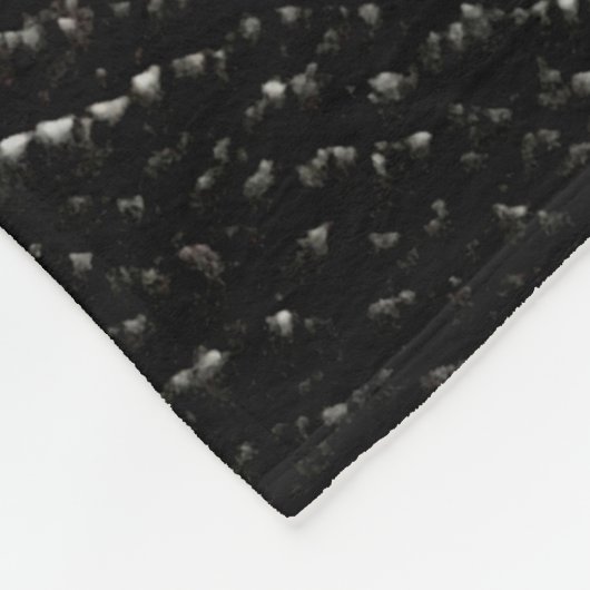 Ledertexturdecke Fleecedecke (Ecke)