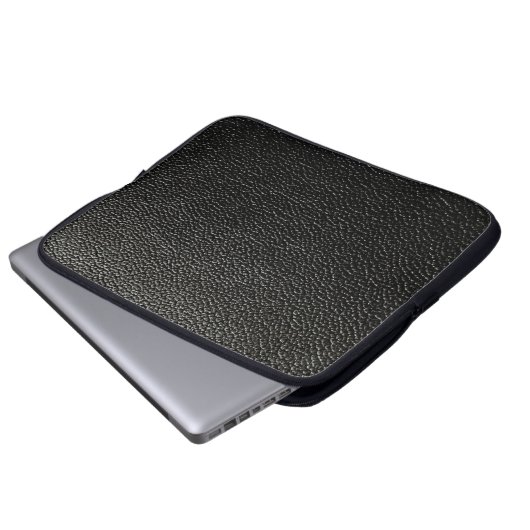 Ledertexturdecke Laptopschutzhülle (Vorne Knopf)