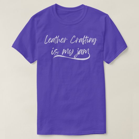 Lederverarbeitung ist MyJam Funny Leatherworking D T-Shirt (Design vorne)