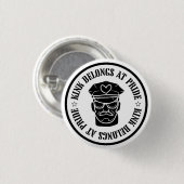 Lederwurzeln Button (Vorne & Hinten)