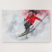 Ledge-Skiing Puzzle (Horizontal)