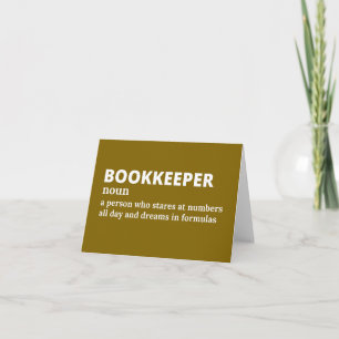 Ledger Lover Definition Card Dankeskarte