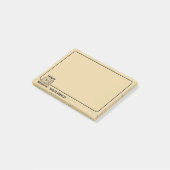 Ledger Whisperer Bookkeeper 4"x3" Post-it Klebezettel (angewinkelt)