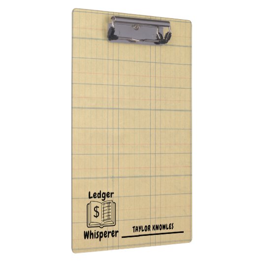 Ledger Whisperer Buchhalter Klemmbrett (Rechts)