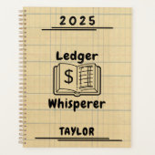 Ledger Whisperer Buchhalter-Planer Planer (Vorderseite)