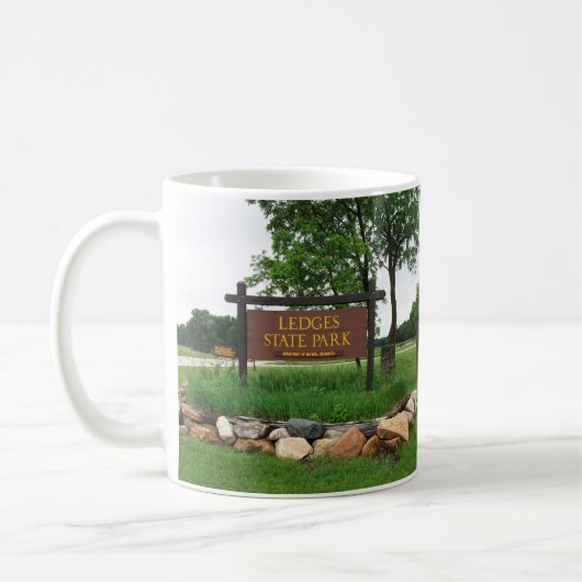Ledges Staat Park Eintritt Kaffeetasse (Links)