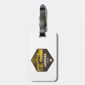 Ledges Staat Park Iowa Gepäckanhänger (Rückseite vertikal)