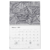 Lediglich abstrakt kalender (Feb 2027)