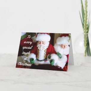 LEDIGLICH CHRISTMAS ZU EINEM SEHR BESONDEREN PAAR FEIERTAGSKARTE