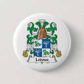 Ledoux Familienwappen Button (Vorderseite)
