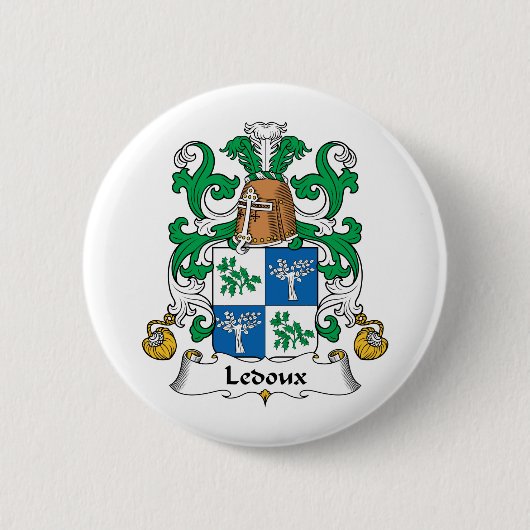 Ledoux Familienwappen Button (Vorderseite)