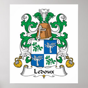 Ledoux Familienwappen Poster