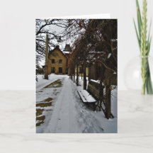 "LeDuc im Winterschlaf" Weihnachtskarte