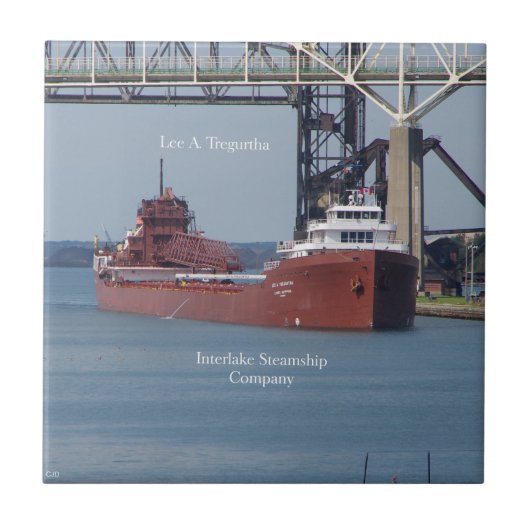 Lee A. Tregurtha Fliese (Vorderseite)