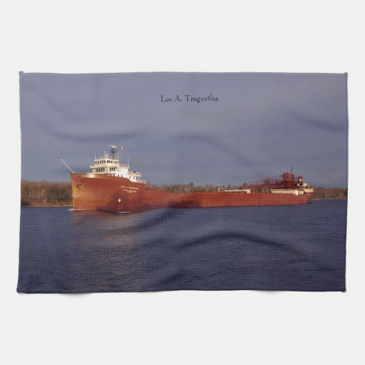 Lee A. Tregurtha Küchenhandtuch Geschirrtuch (Horizontal)