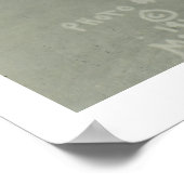 Lee Caldwell reitet auf dem Flying Devil. Poster (Ecke)