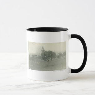 Lee Caldwell reitet auf Flying Devil. Tasse