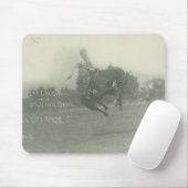 Lee Caldwell reitet Flying Devil. Mousepad (Mit Mouse)