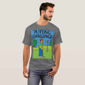 Lee Carvallos Putting Challenge funny friends T-Shirt (Vorne ganz)