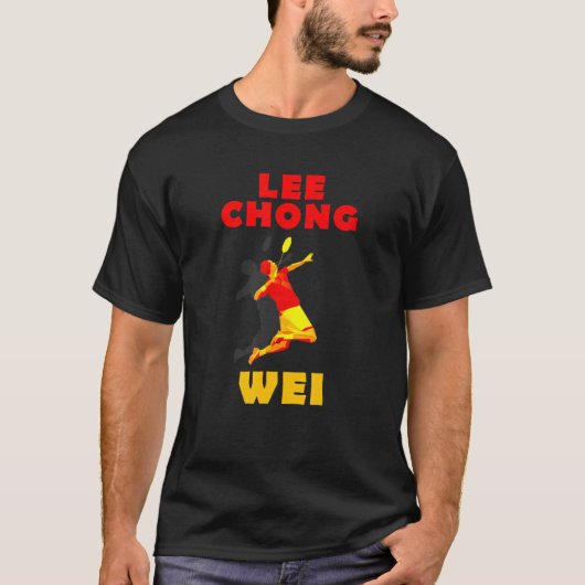 Lee Chong Wei Badminton T-Shirt (Vorderseite)