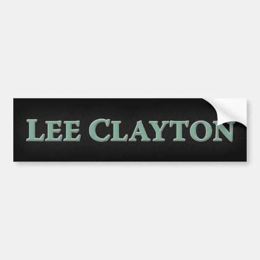 Lee Clayton Autoaufkleber (Vorne)