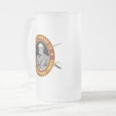 Lee (ein paar gute Männer) Mattglas Bierglas (Vorderseite Links)