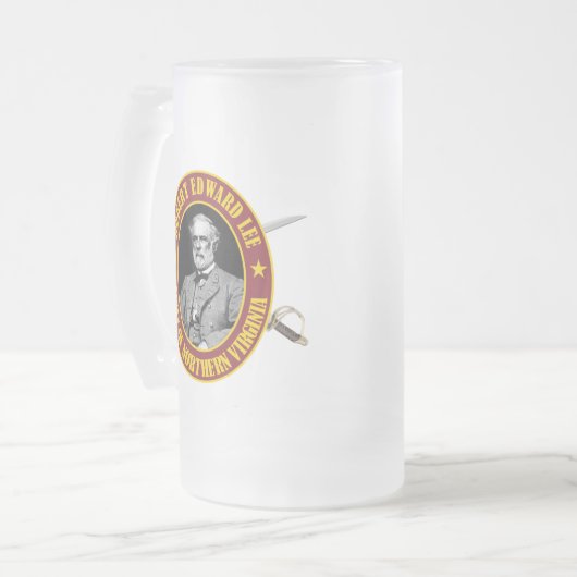 Lee (ein paar gute Männer) Mattglas Bierglas (Vorderseite Links)