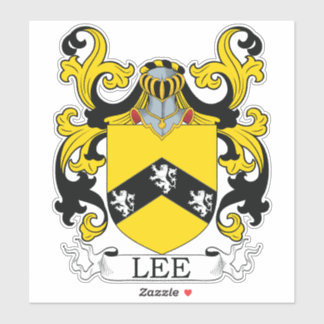 Lee Familienwappen Aufkleber