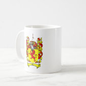 LEE-FAMILIENWAPPEN - LEE-WAPPEN KAFFEETASSE (Vorderseite Links)