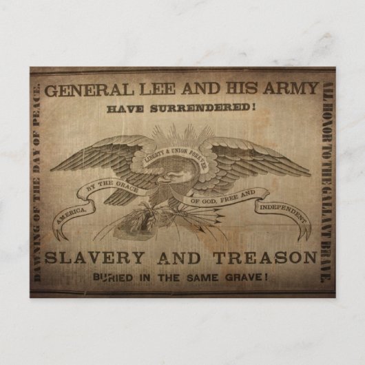 Lee gibt ab! Postkarte (Vorderseite)