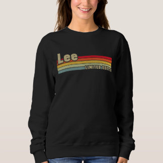 Lee Gift Name Personalisiert Geburtstag Funny Chri Sweatshirt