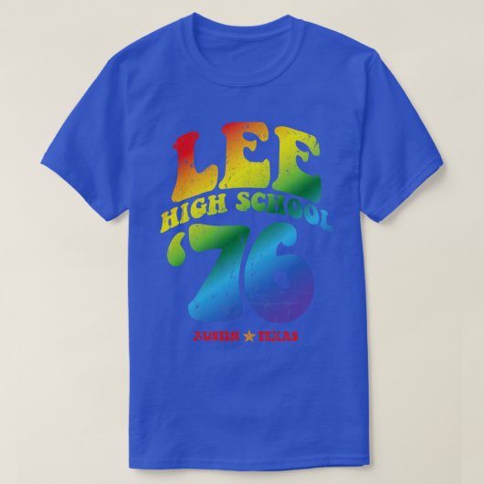 Lee High School Class von 1976 T-Shirt (Design vorne)