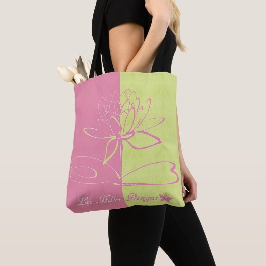 Lee Hiller Designs Logo Accents Pink Green  Tasche (Von Nahem)