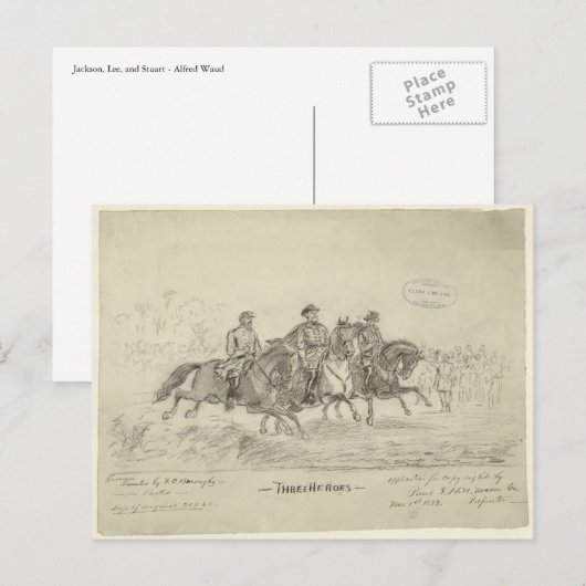 Lee, Jackson, Stuart Postkarte (Vorne/Hinten)