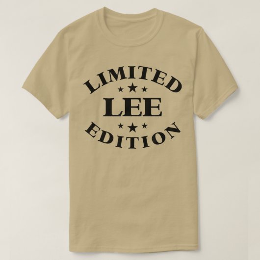 Lee Limited EditionFunny Personalisiert Lee T - Sh T-Shirt (Design vorne)