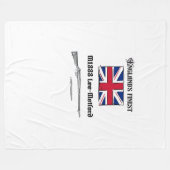 Lee Metford Gewehr Fleecedecke (Vorderseite (Horizontal))