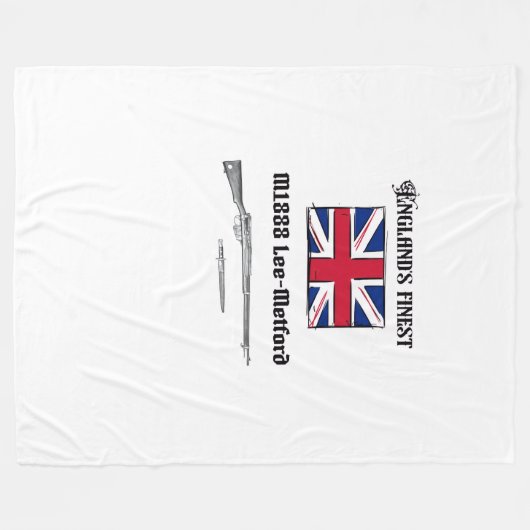 Lee Metford Gewehr Fleecedecke (Vorderseite (Horizontal))